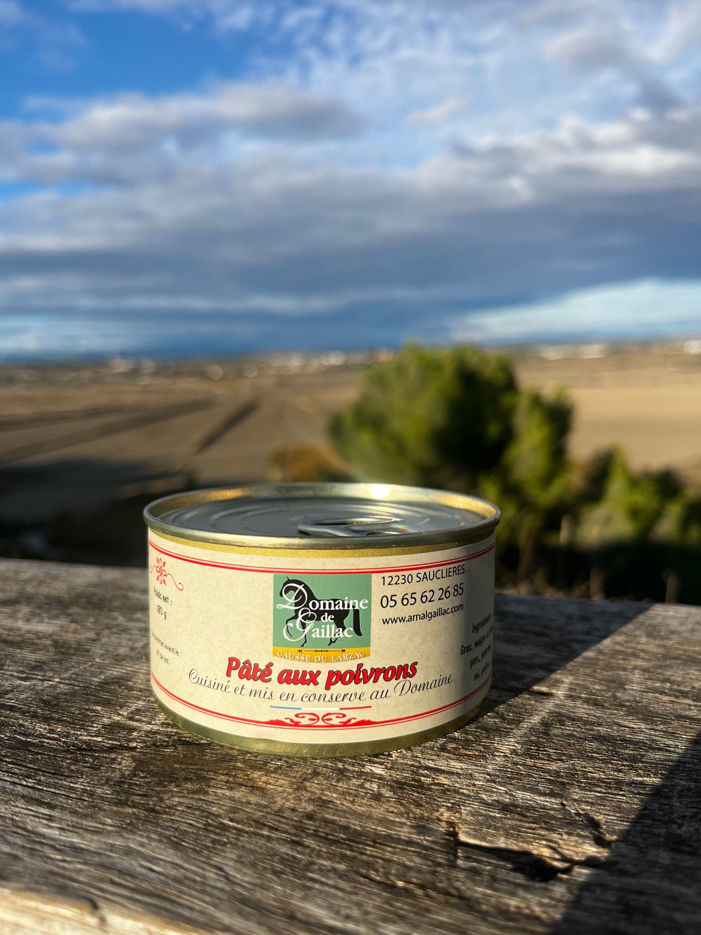 PATE AUX POIVRONS 180G