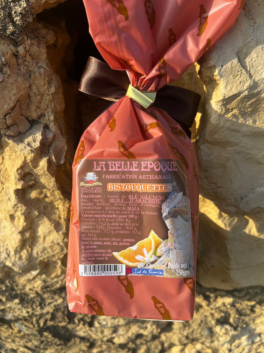 Les Bistouquettes à la fleur d'oranger  Sachet 150gr - La Belle Epoque