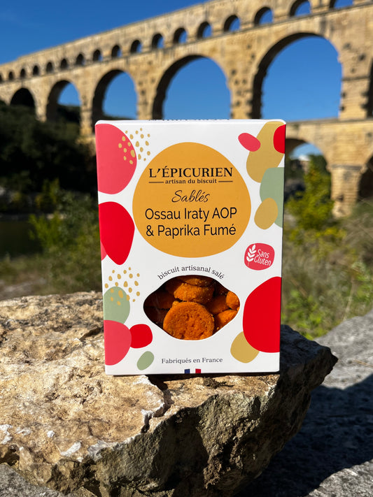 Biscuit Apéritif Sablés à l'Ossau Iraty AOP et au Paprika Fumé