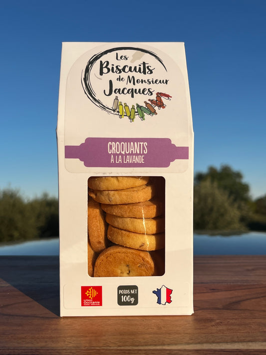Biscuits croquants à la lavande