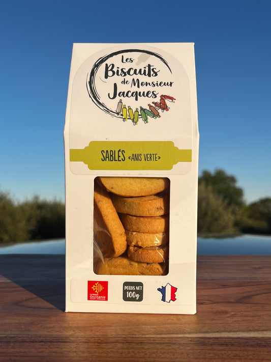 Biscuits sablés à l’anis verte