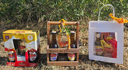 Coffret cartonné 2 Bières du Canigou + 1 verre sérigraphié