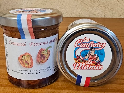 CONCASSE POIVRON  GRILLE 100G